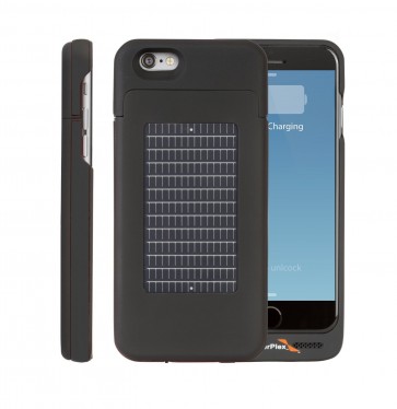 EnerPlex Surfr für iPhone 6 Solar & Batteriecover schwarz