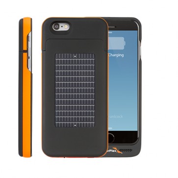 EnerPlex Surfr für iPhone 6 Solar & Batteriecover orange