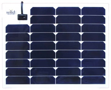 solYid Rigid solar panel 12V - 35Wp