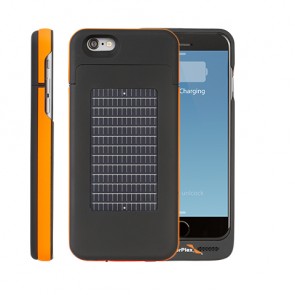 EnerPlex Surfr for iPhone 6 Solar & Battery Phone Case orange