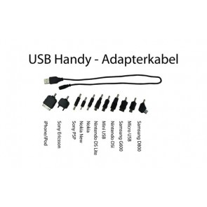 Sunload USB-adapter set for mobile phones 12-piece