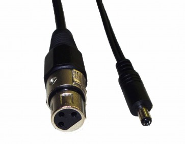 mVELO adapter XLR3-socket to barrel plug 5.5x2.1mm