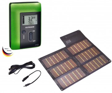Sunload Solar Charger Set 20Wp (black) with M5