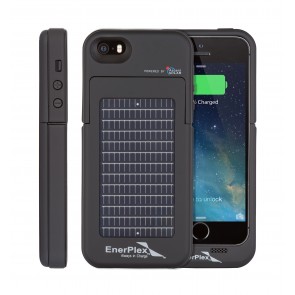 EnerPlex Surfr für iPhone 5/5s Solar & Batteriecover schwarz